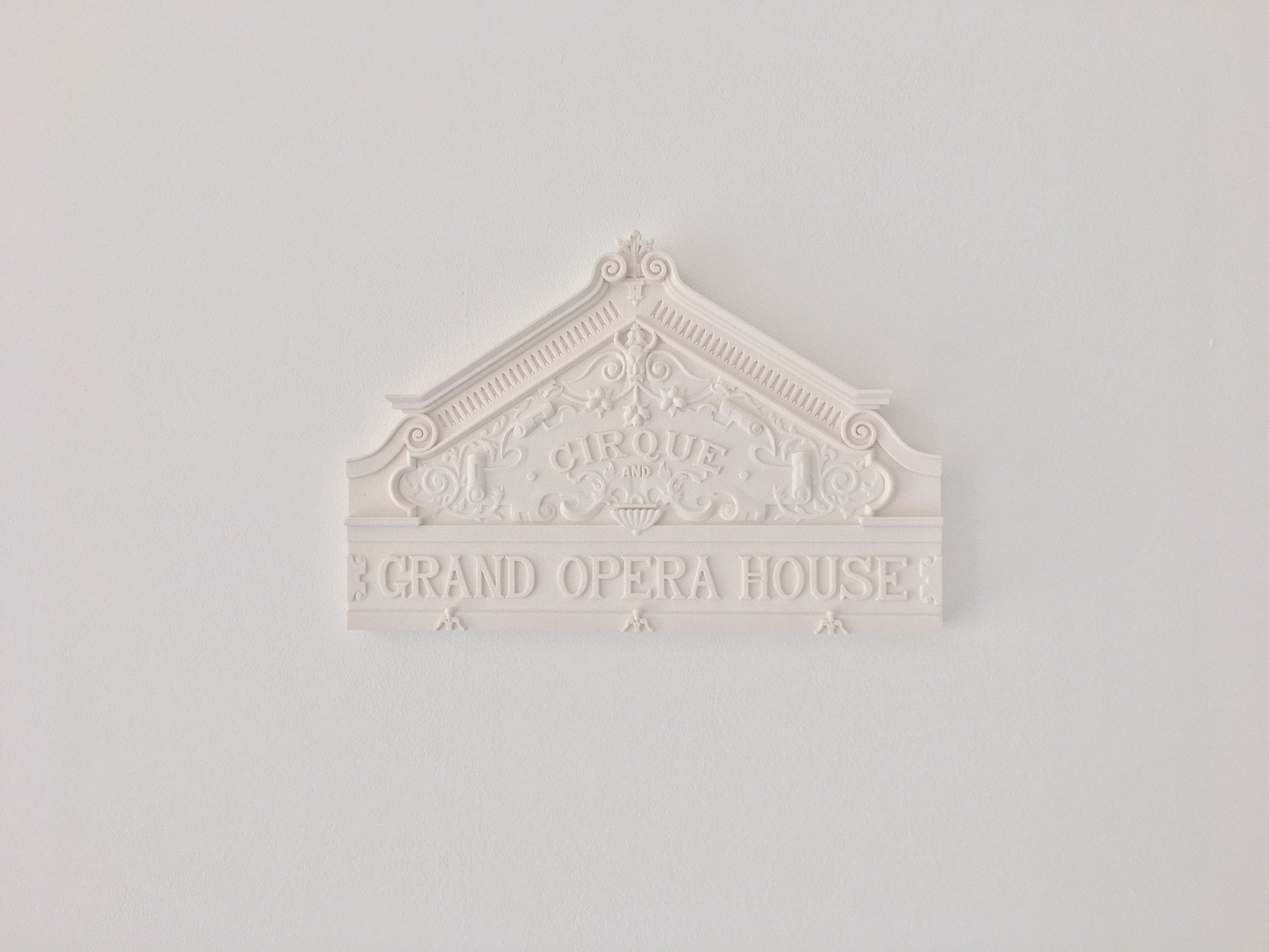 plaster cast model Grand Opera House Belfast